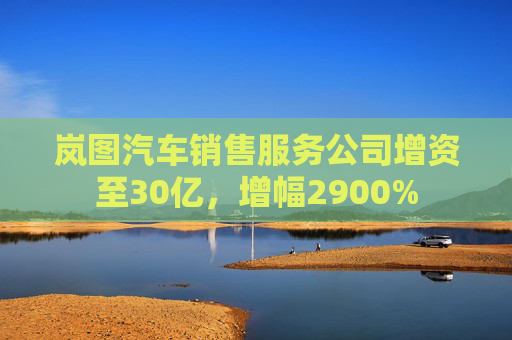 岚图汽车销售服务公司增资至30亿，增幅2900%