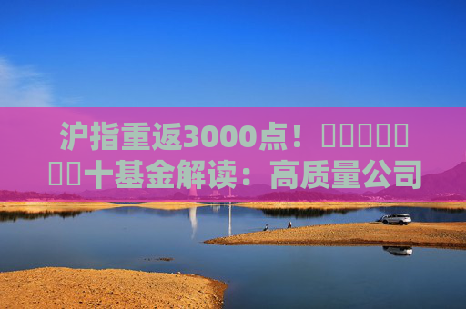 沪指重返3000点！​​​​​​​十基金解读：高质量公司或呈现可持续向上空间