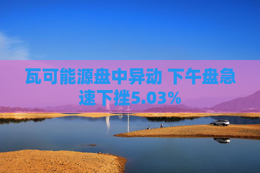 瓦可能源盘中异动 下午盘急速下挫5.03%