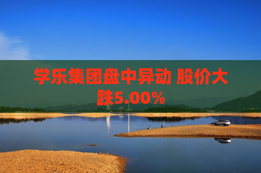 学乐集团盘中异动 股价大跌5.00%