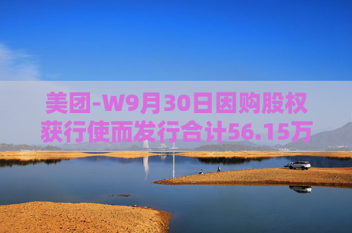 美团-W9月30日因购股权获行使而发行合计56.15万股