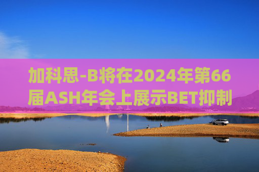 加科思-B将在2024年第66届ASH年会上展示BET抑制剂JAB-8263的临床数据